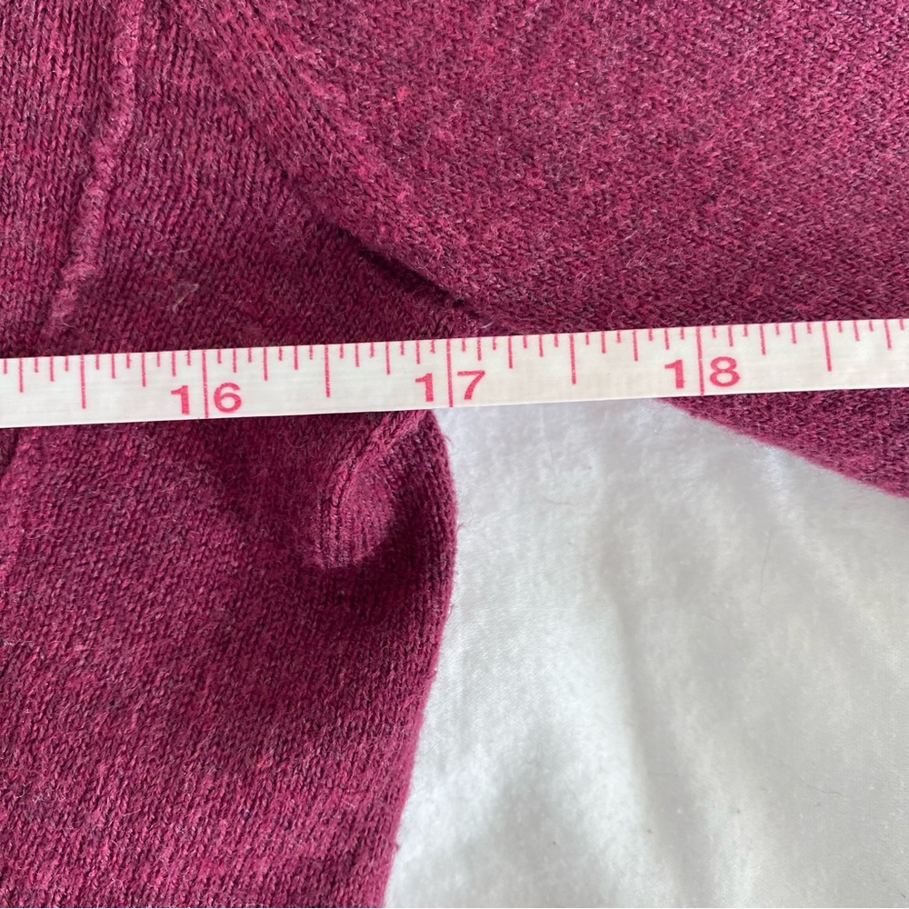 Eddie Bauer Women's Burgundy Cardigan Size Small - Picture 5 of 7
